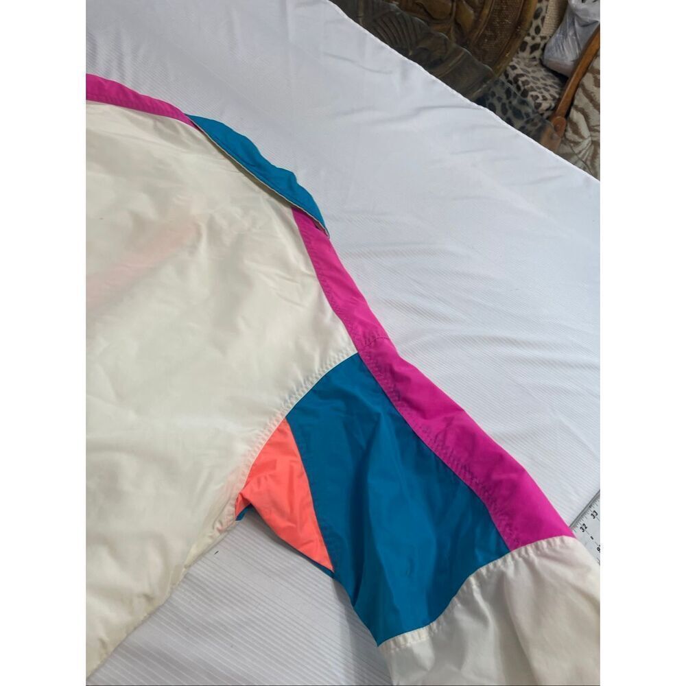 Columbia Radial Sleeve Vintage Colorblock Jacket Women’s Size Large - Picture 11 of 11